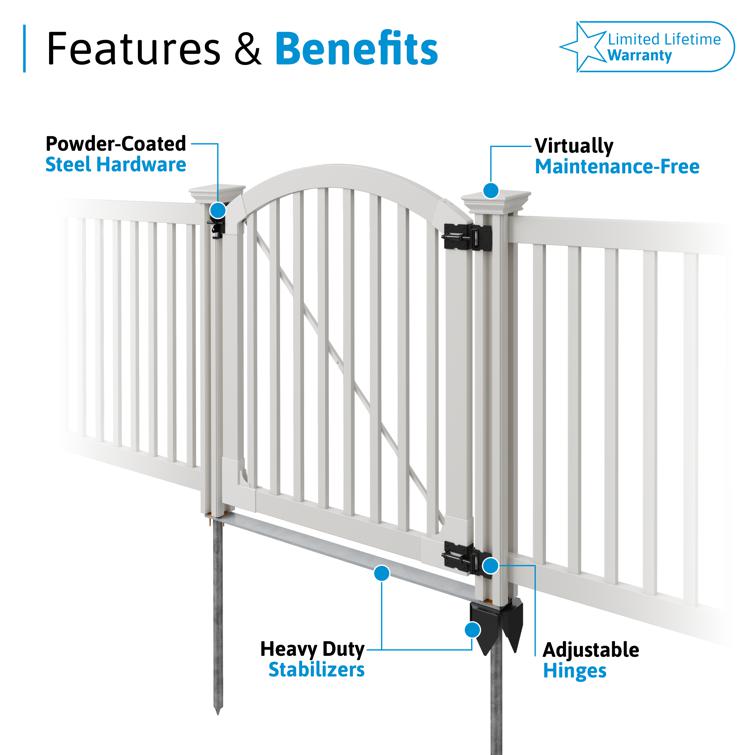 Plain Jane Vinyl Gate | WamBam Fence